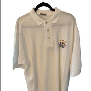 NWT Cutter & Buck Ryder Cup Belfy White Polo XL